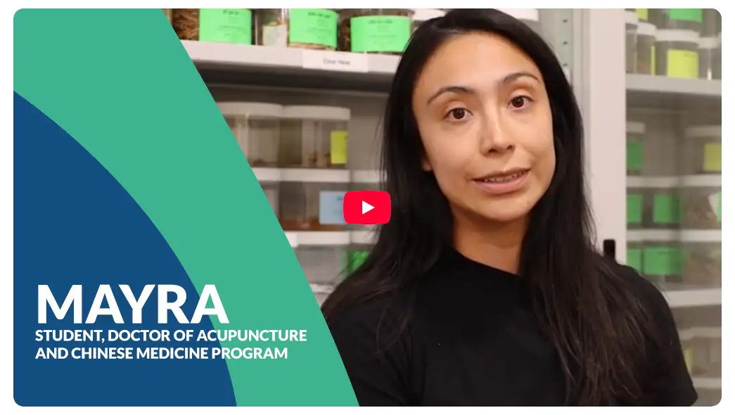 Mayra - Student, Doctor of Acupuncture and Chinese Medicine program