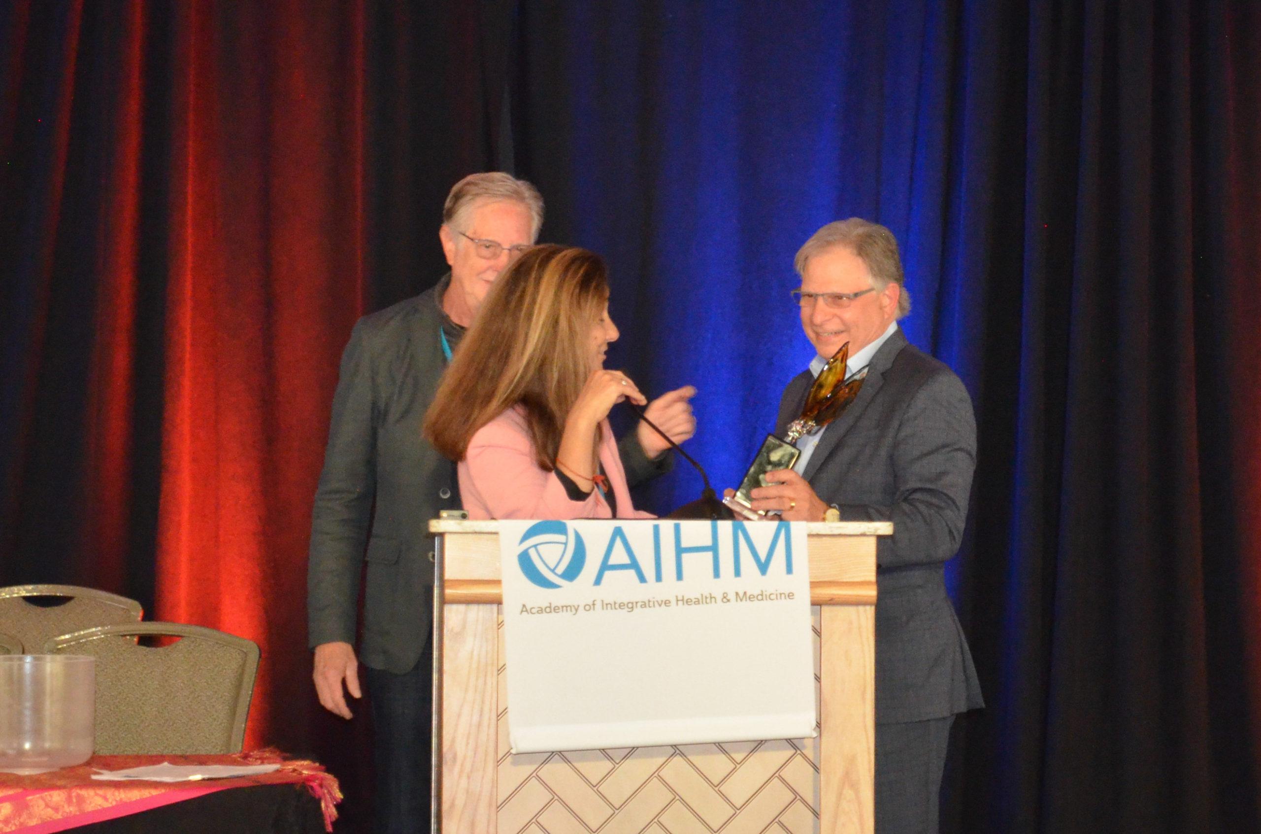 SCU President John Scaringe, DC, EdD receives 2022 Visionary Award, presented by the Academy of Integrative Health & Medicine (AIHM)