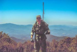 Dr. Michael Fanning, during his service days with the U.S. Air Force