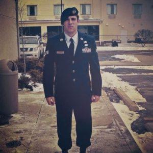 Dr. Michael Fanning, during his service days with the U.S. Air Force