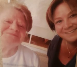 A photo of Dr. Toby Spiegel and her mother.