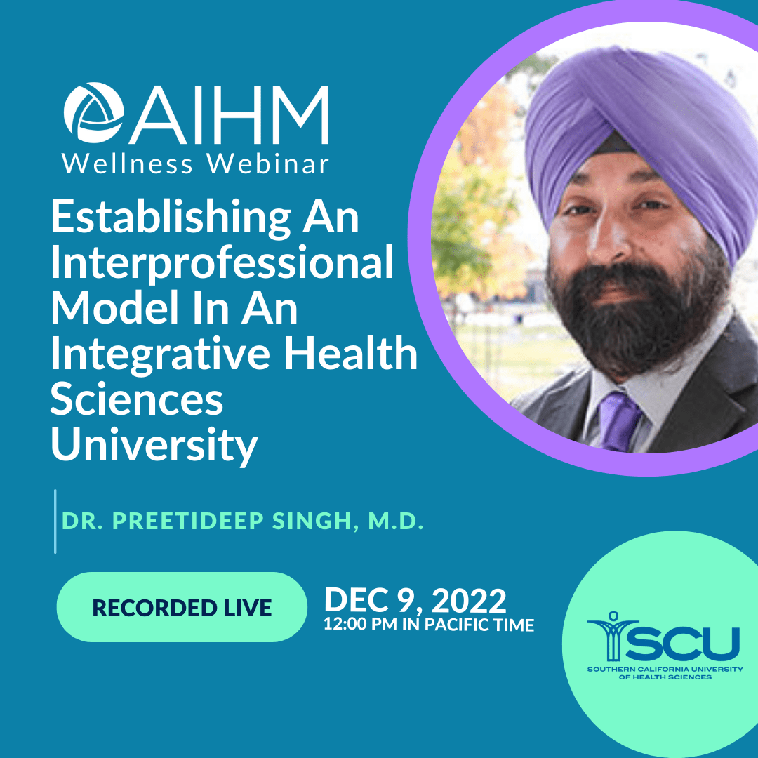 Establishing An Interprofessional Model In An Integrative Health Sciences University