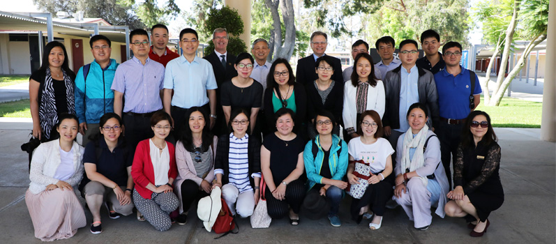 UCLA and Shanghai University of Traditional Chinese Medicine administrators and faculty explore SCU's interprofessional education model